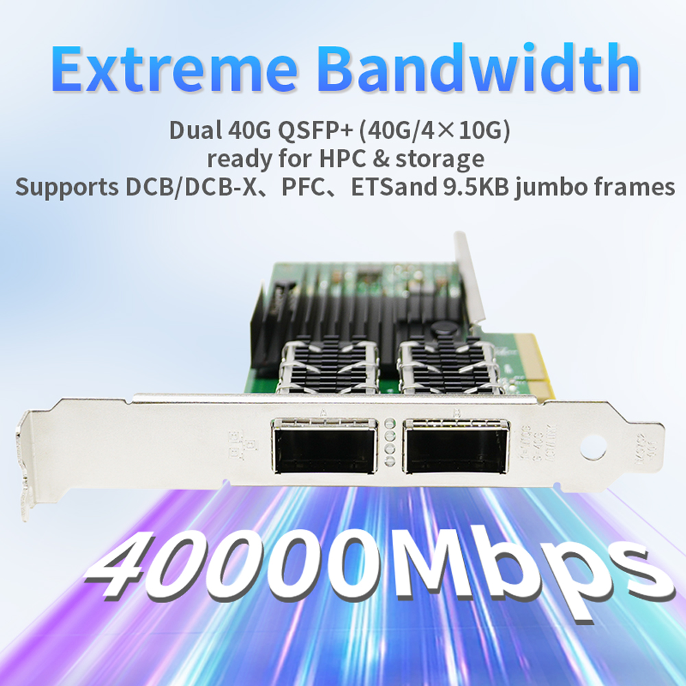 X710-QDA2 Dual Port 40GbE QSFP - đánh giá và giá Dual Port 40Gbe Pcie Nic