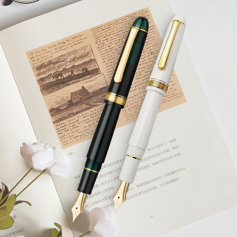 Bạch Kim Ban Đầu Bút Máy #3776 - đánh giá và giá Gold 6138
