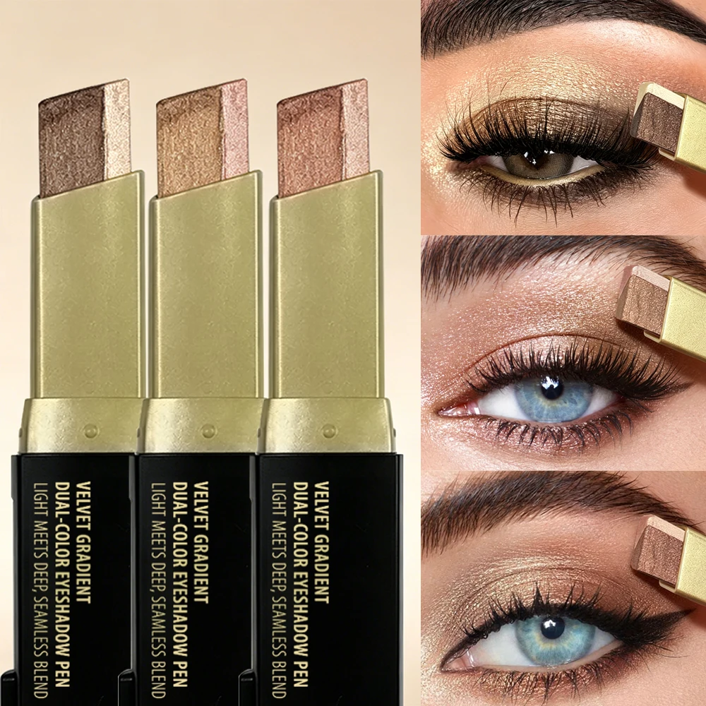 Dual-Color Eyeshadow Stick - W - đánh giá và giá Gold 6138