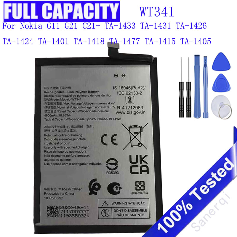 5050mAh WT341 Battery For Noki - đánh giá và giá Gold 6138