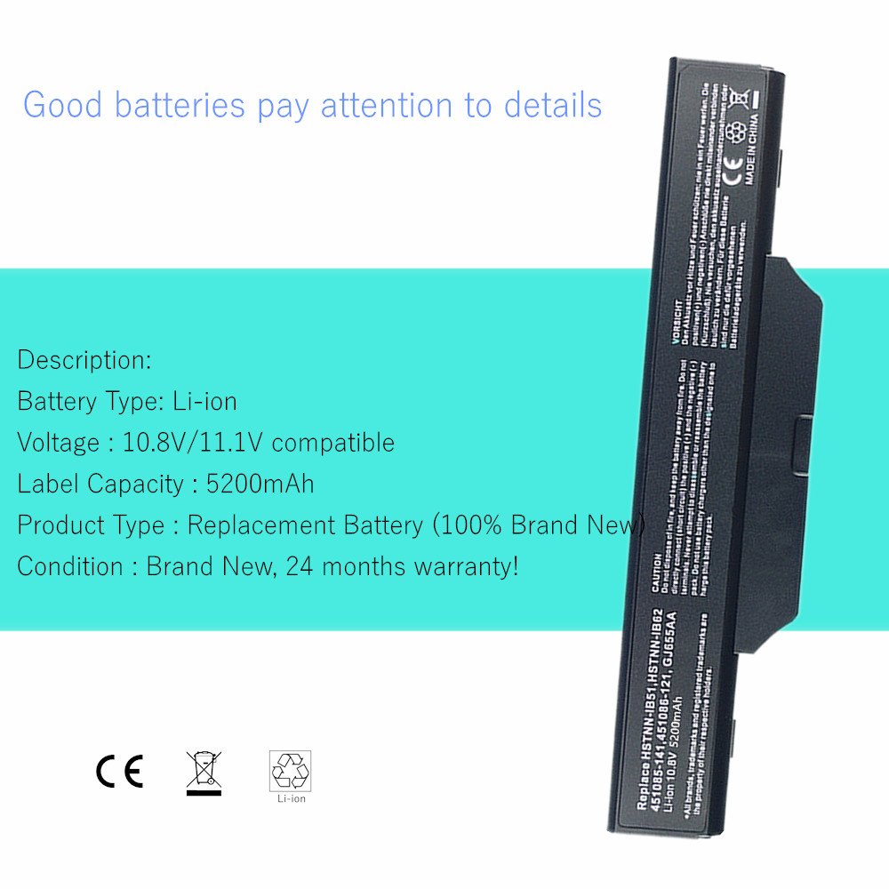 Laptop Battery For HP/Compaq 6 - đánh giá và giá Gold 6248R